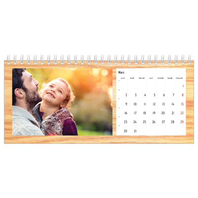 Calendrier de bureau — Rustique [Mars]