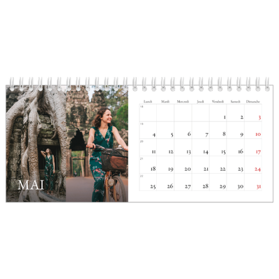 Calendrier de bureau — Superposition classique [couverture]