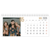 Calendrier de bureau — Numéros mensuels [couverture]