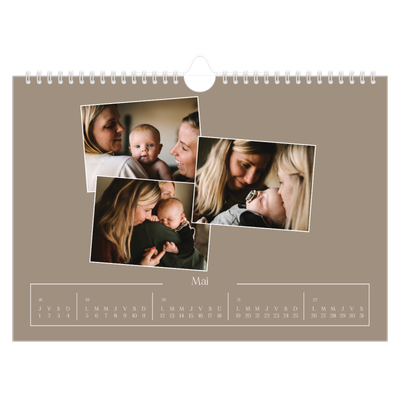 Calendrier photo A4 — Souvenirs artisanaux [couverture]