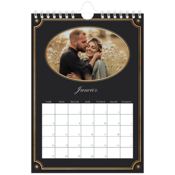 Calendrier photo A5 — Classique vintage