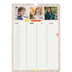 Calendrier familial A4 — Agenda rustique - Famille de 3 [Mars]