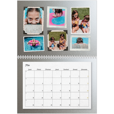 Calendrier photo A4 double (30 x 40 cm) — Collection de photos [couverture]