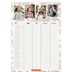 Calendrier familial A3 — Agenda rustique - Famille de 4 [couverture]