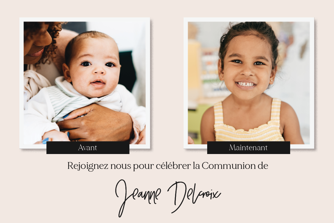 Cartons d'invitation — Tous grandis