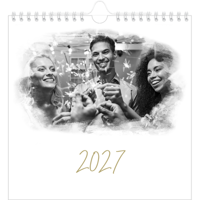 Calendriers annuels carré — Effet photo [couverture]