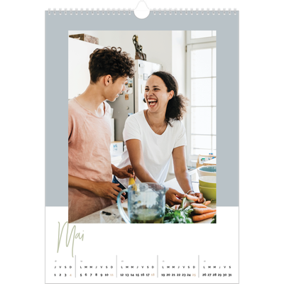 A3 Calendrier annuel — Palette naturelle [couverture]