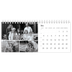 Calendrier de bureau — Noir et blanc élégant [couverture]