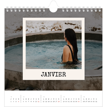 Calendrier photo carré — L'édition portrait