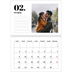 Calendrier photo A4 double (30 x 40 cm) — Sérif et moments [Février]