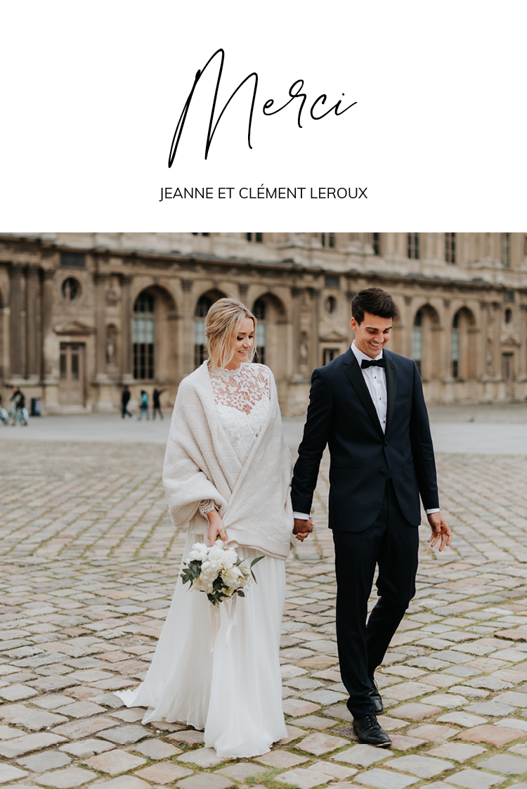 Carte de remerciement — Décontractés comme nous