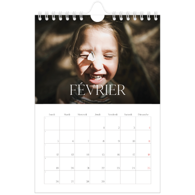 Calendrier photo A5 — Douze jolis mois [Février]
