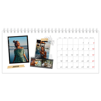 Calendrier de bureau — Esprit scrapbook