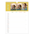 Calendrier familial A4 — Agenda tout en couleurs - Famille de 4 [couverture]