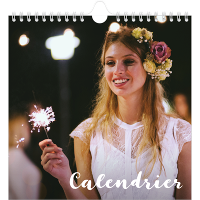 Calendriers annuels carré — Superposition pinceau [couverture]