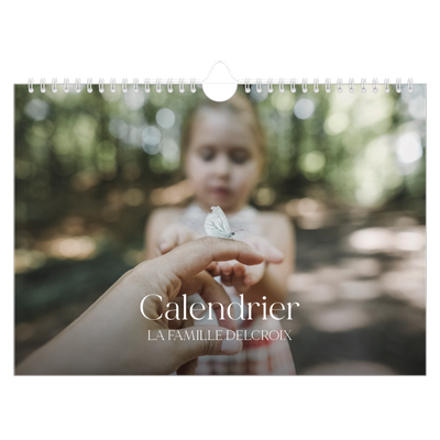 Calendrier photo A4 — Douze jolis mois [couverture]