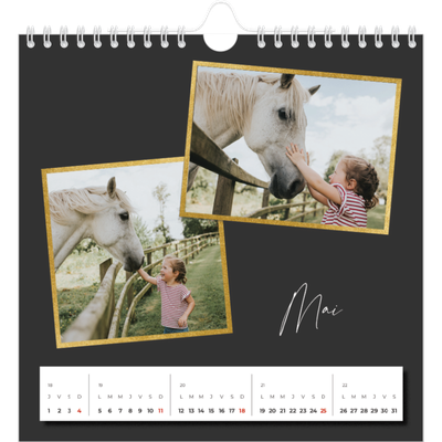 Calendriers annuels carré — Tellement de souvenirs [couverture]