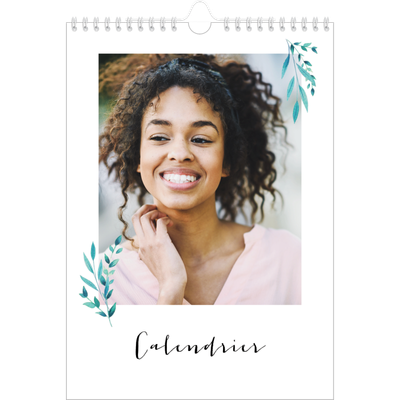 Calendrier photo A4 (20 x 30 cm) — Ornements aquarelle [couverture]