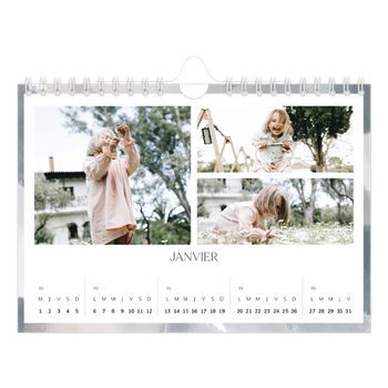 Calendrier photo A5 — Effet pinceau