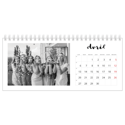 Calendrier de bureau — Fait Main [Avril]