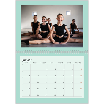 Calendrier photo A4 double — Neo Scandi