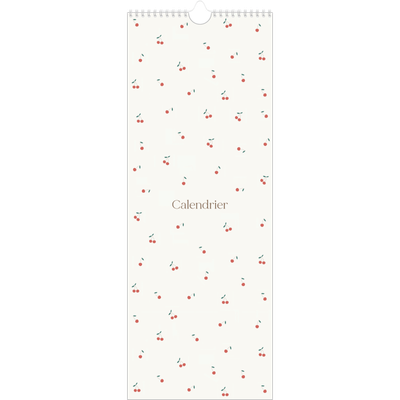 Calendrier mural long  — Cerise sur le bonheur [couverture]
