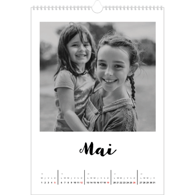 Calendrier photo A4 (20 x 30 cm) — Fait Main [couverture]