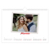 Calendrier photo A4 — Signature carmin [Mars]