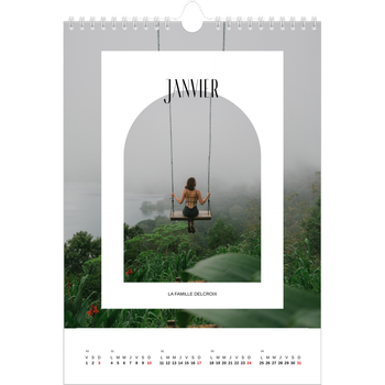 Calendrier photo A4 — L'arche ouverte