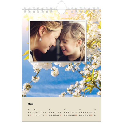 Calendrier photo A5 — Saison en immersion [Mars]