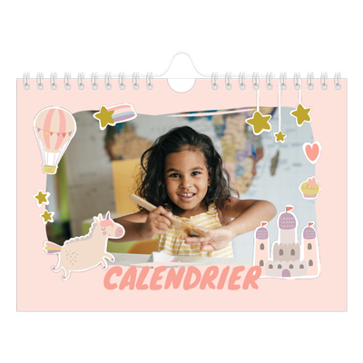 Calendrier photo A5 — Licorne magique [couverture]