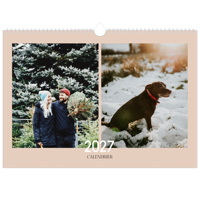 Calendrier photo A3 — Superposition [couverture]