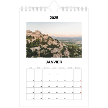Calendrier photo A5 — Simple photo
