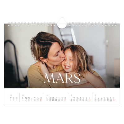 Calendrier photo A4 — Douze jolis mois [Mars]