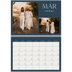 Calendrier photo A4 double (30 x 40 cm) — Ardoise et sérifs [Mars]