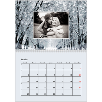 Calendrier photo A4 double — Saison en immersion