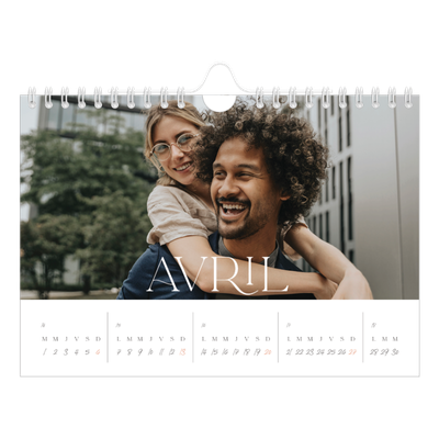 Calendrier photo A5 — Plus grand que la vie [Avril]