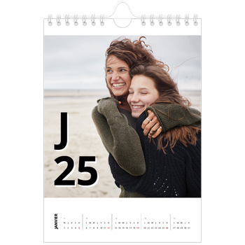 Calendrier photo A5 — Jolie lettre