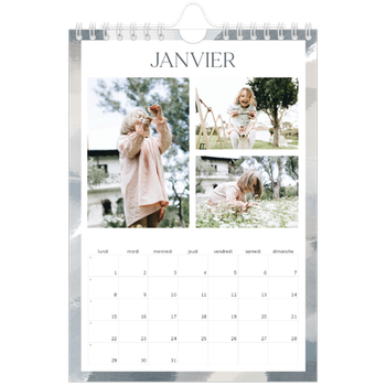 Calendrier photo A5 — Effet pinceau