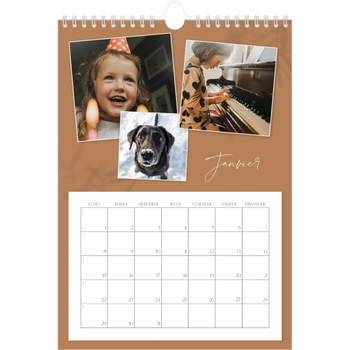 Calendrier photo A4 — Terre à terre