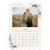 Calendrier photo A5 — Encre & lierre [Janvier]