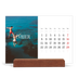 Calendrier de bureau support bois - paysage   — Évasion sans fin [Février]
