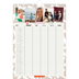 Calendrier familial A4 — Agenda rustique - Famille de 5 [couverture]
