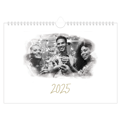Calendrier photo A4 — Effet photo [couverture]