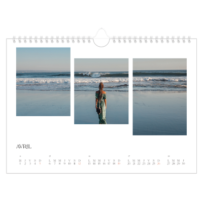 Calendrier photo A4 — Fragments de voyage [couverture]