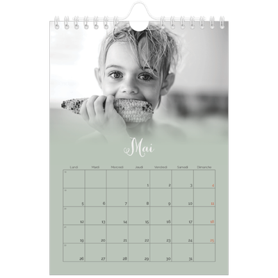Calendrier photo A5 — Fondu argile [couverture]