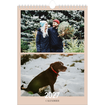 Calendrier photo A4 (20 x 30 cm) — Superposition [couverture]