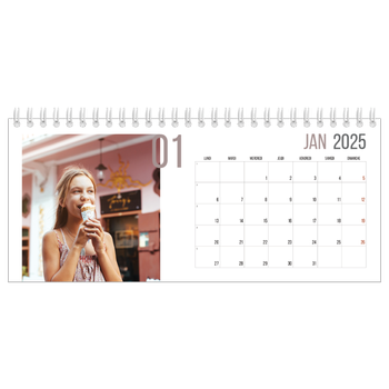 Calendrier de bureau — Numéros mensuels