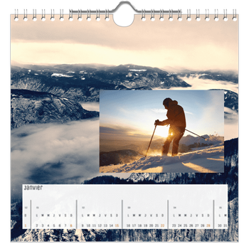 Calendrier photo carré — Immersion en montagne
