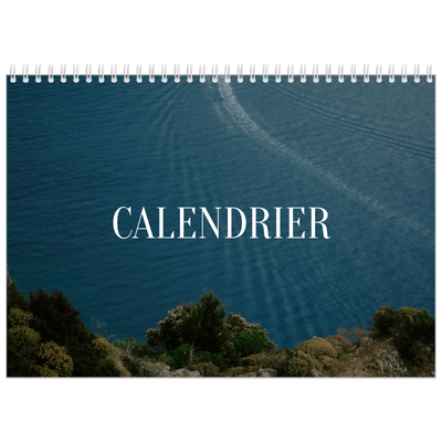 Calendrier photo A4 double (30 x 40 cm) — Évasion sans fin [couverture]